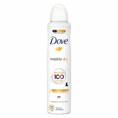 Deodorante si Antiperspirante - Deodorant spray, Dove, Invisible Dry, 250 ml