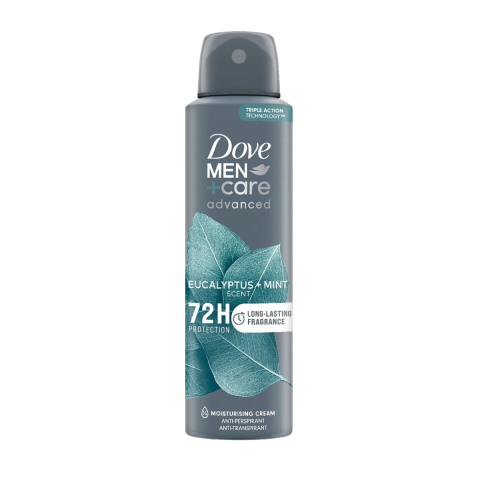 Ingrijire Personala & Cosmetice - Deodorant Spray Eucalyptus 72h, Dove Men+Care Advanced Care, 150 ml