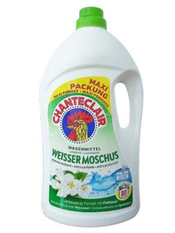 Casa, Gradina & Bricolaj - Detergent de rufe ChanteClair Muschio Bianco, 3.6 l, 80 spalari