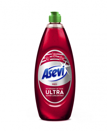 Detergenti Bucatarie si Vase - Detergent de vase Asevi Ultra, Red, 650ml
