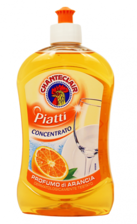 Detergenti Bucatarie si Vase - Detergent de vase gel concentrat Chanteclair, portocale, 500 ml