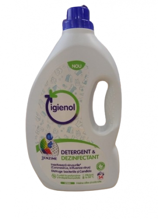 Casa, Gradina & Bricolaj - Detergent & dezinfectant de rufe Igienol Spring, 2.7 l, 54 spalari