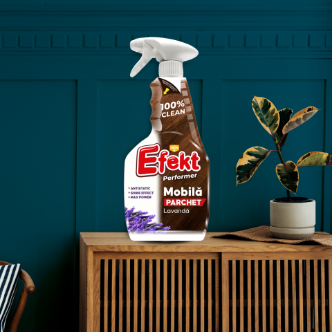 Casa, Gradina & Bricolaj - Detergent Efekt Performer Mobila Lavanda, 750 ml