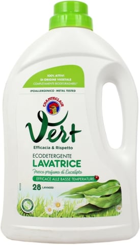 Ingrijire Haine - Detergent lichid ChanteClair Vert miros proaspat de eucalipt 1428ml