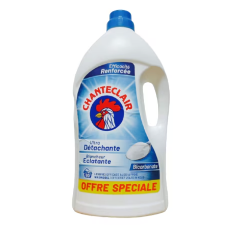 Casa, Gradina & Bricolaj - Detergent lichid de rufe cu bicarbonat Chante Clair, 80 spalari, 3,6 L