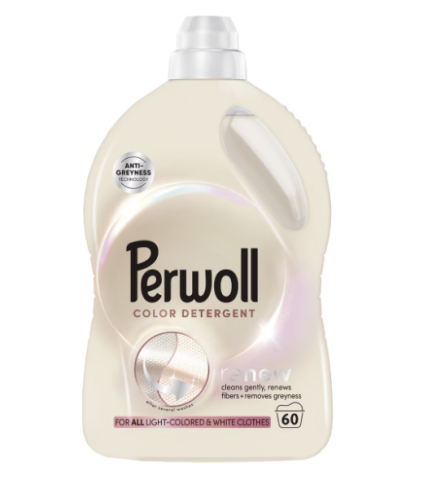 Detergenti de Rufe - Detergent lichid pentru rufe Perwoll Light Colors, 60 spalari, 3000 ml