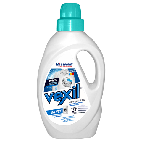 Curatenie & Intretinere - Detergent lichid rufe albe Vexil White 1.5l, 37 spalari