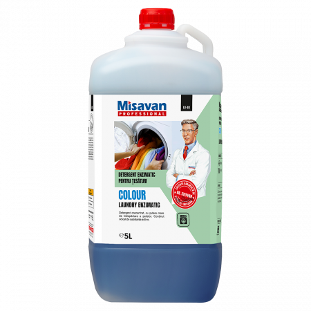 HORECA - Detergent lichid rufe color Dr. Stephan Colour Laundry Enzimatic ,5l Misavan