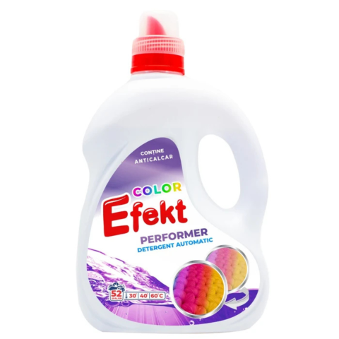 Casa, Gradina & Bricolaj - Detergent Efekt Performer Color, pentru rufe colorate, 52 spalari, 1.82 L