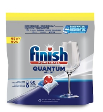 Curatenie & Intretinere - Detergent tablete pentru vase Quantum All in 1 Finish , 60 pcs