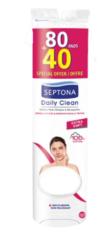 Curatare si Demachiere - Dischete din bumbac Extra Soft, Septona