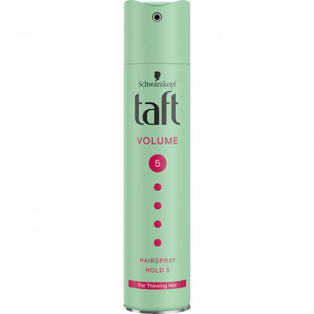 Fixativ si spuma de par - Fixativ Taft Volume Mega Strong Hold, nivel fixare 5, formula vegana, 250 ml