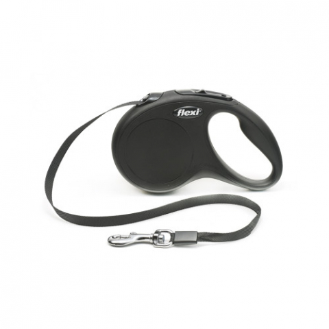 Pet Shop - Flexi New Classic Banda S 5M Negru