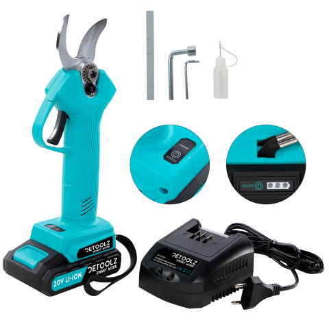 Casa, Gradina & Bricolaj - Foarfeca de gradina cu acumulator 20V 2Ah