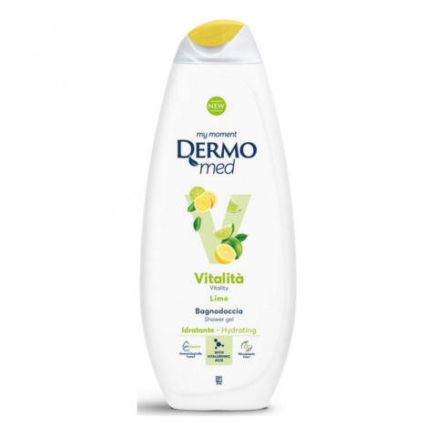 Ingrijire Corp - Gel de dus Dermomed Vitalita cu aroma de lime, 750ml