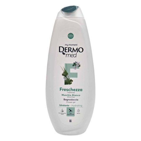 Ingrijire Personala & Cosmetice - Gel de dus Dermomed Mosc alb, 650 ml