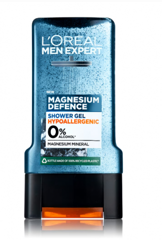 Ingrijire Personala & Cosmetice - Gel de dus, L'Oreal, Men, Expert Magnesium Defense, 300 ml