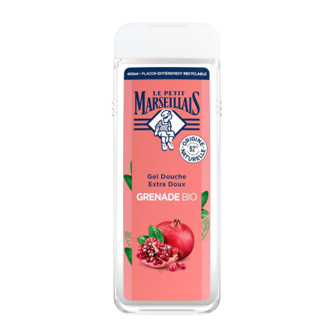 Produse de Baie - Gel de dus Le Petit Marseillais Granada Bio, 400 ml