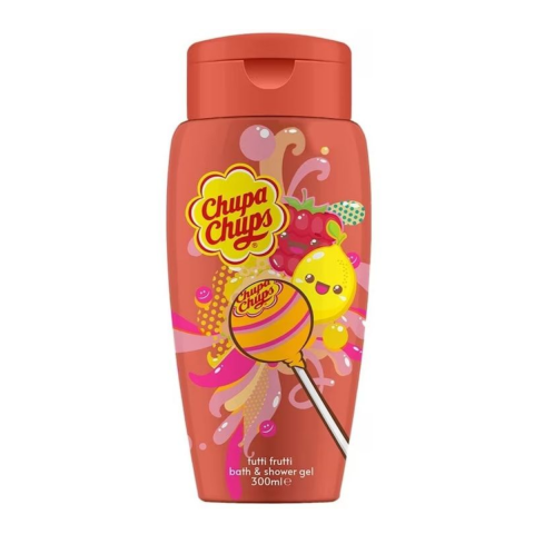 Ingrijire Corp - Gel de dus pentru copii Chupa Chups Tutti frutti, 300 ml