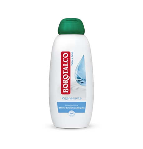 Ingrijire Personala & Cosmetice - Gel de dus Regenerant cu esenta de talc si ferigi Borotalco, 450 ml