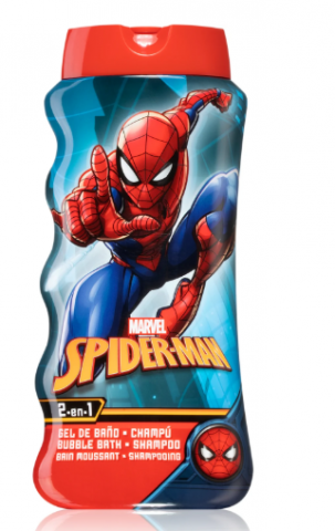 Sapun si Gel de dus copii - Gel de Dus si Sampon 2 in 1, Spider-Man Marvel, 475 ml