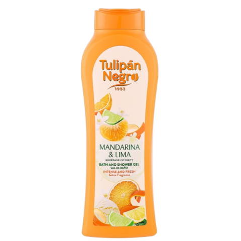 Ingrijire Personala & Cosmetice - Gel de dus Tulipan Negro Mandarina & Lima, 650 ml
