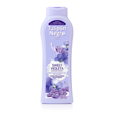 Gel de dus Tulipan Negro Sweet Violeta, 650 ml