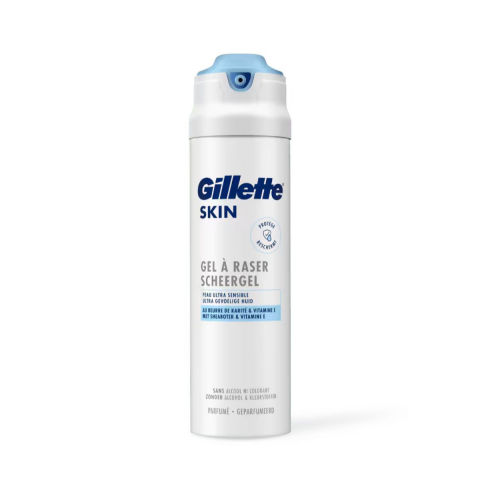 Ingrijire Personala & Cosmetice - Gel de ras, Gillette SKIN, pentru piele sensibila, 200 ml