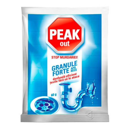 Casa, Gradina & Bricolaj - Granule forte desfundat tevi apa rece 80 g Peak