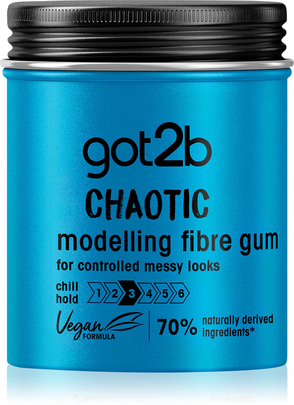 Ceara de par si gel - Guma modelatoare pentru par got2b, Chaotic modelling fibre gum, 100 ml