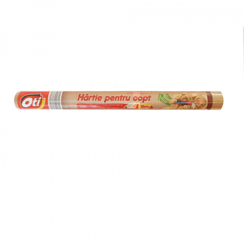 Noutati - Hartie pentru copt OTI, 8 m x 39 cm, in tipla