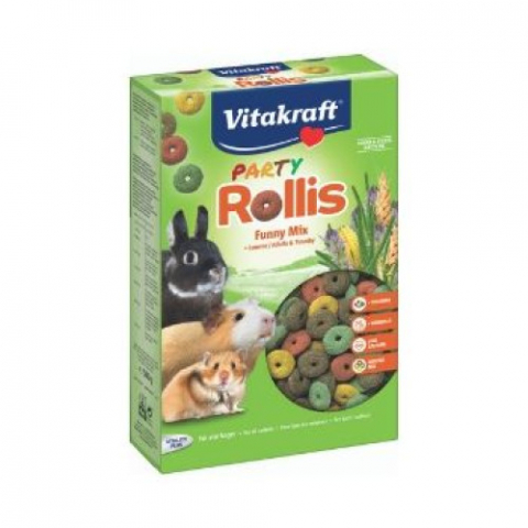 Hrana pasari si rozatoare - Hrana complementara pentru rozatoare Vitakraft Party Rollis 500 g