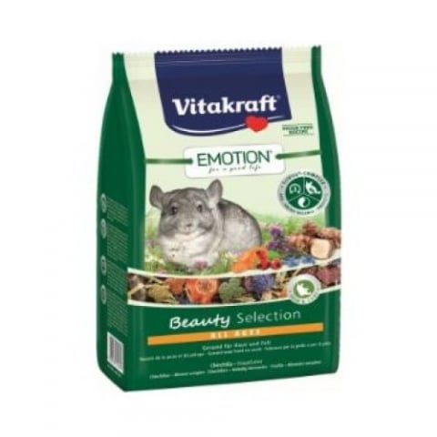 Hrana - Hrana completa pentru chinchile Vitakraft Emotion Beauty Chinchila 600 g