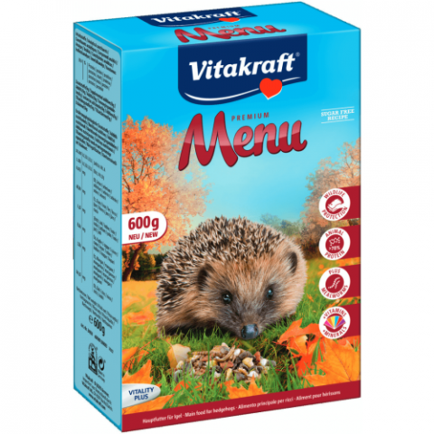 Pet Shop - Hrana pentru arici Vitakraft Premium Menu 600G