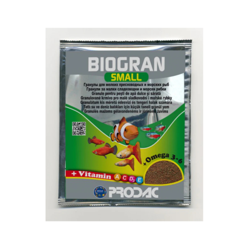 Pet Shop - Hrana pentru pesti Prodac Biogran Small 12 g