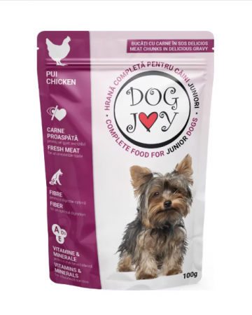 Hrana - Hrana Umeda Caini DOG JOY Junior Pui in Sos,100g