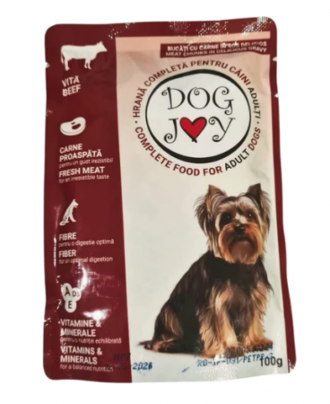 Hrana - Hrana umeda pentru caini Dog joy vita,100g