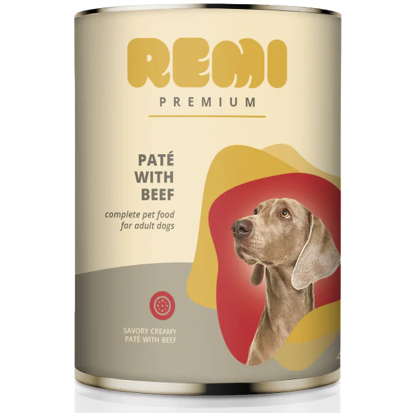Hrana pentru caini - Hrana umeda pentru caini Remi Premium Mousse Vita 400 g