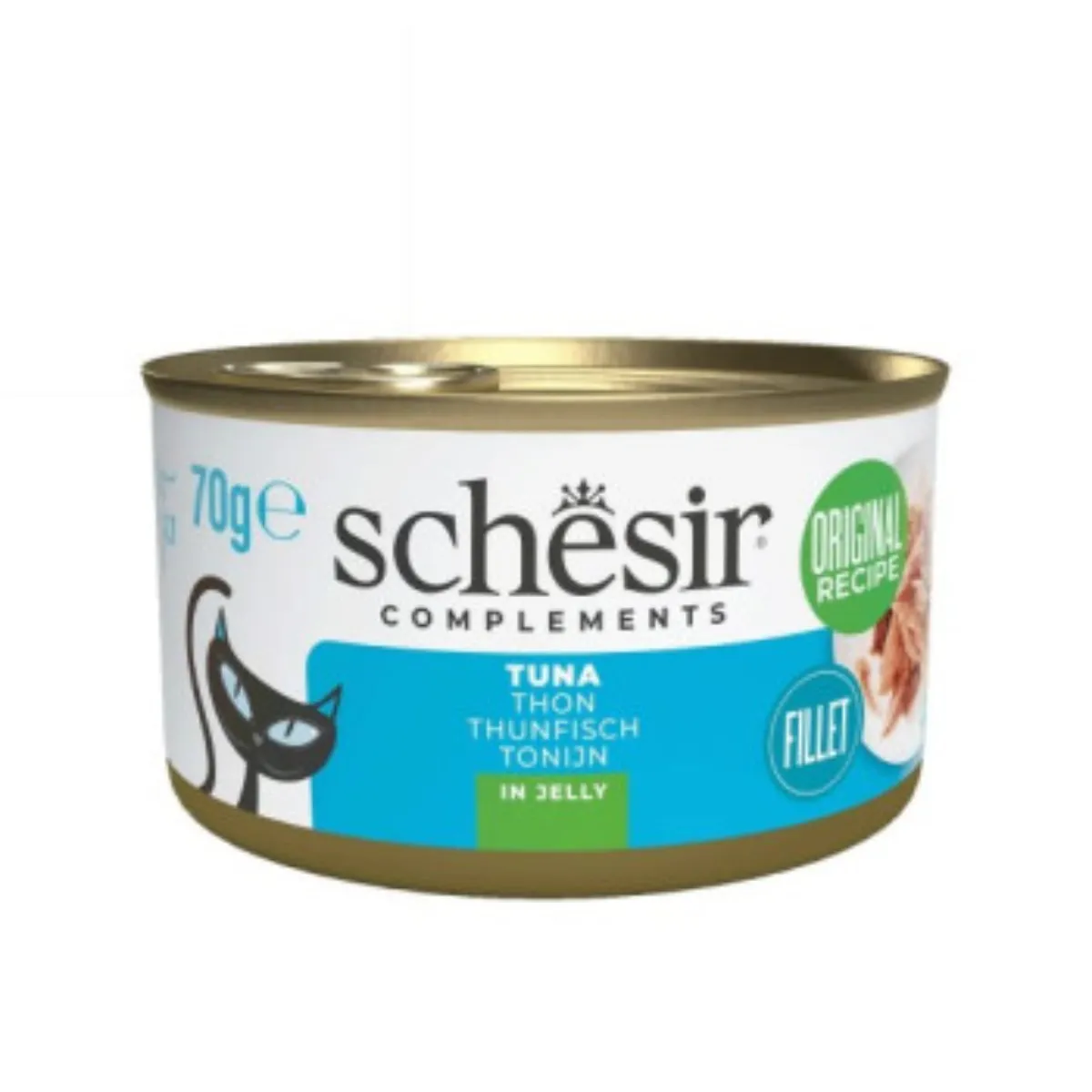 Hrana - Hrana umeda pentru pisici Schesir, cu ton, jelly 85 gr