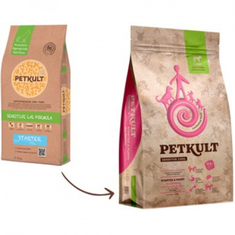 Pet Shop - Hrana uscata pentru catei Petkult Sensitive Starter & Puppy Miel si Orez 1 kg