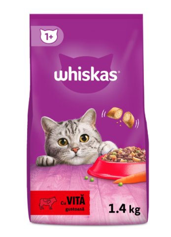 Pet Shop - Hrana uscata pentru pisici Whiskas, Vita, 1.4 Kg