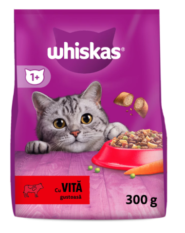 Hrana - Hrana uscata pentru pisici Whiskas Vita, 300 g