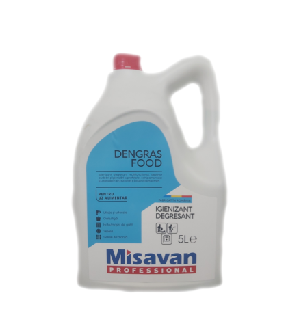 Casa, Gradina & Bricolaj - Igienizant Degresant Suprafete Misavan Dengras Food, 5 L