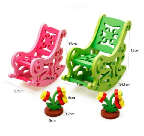 Jocuri & Jucarii - Joc Asambleaza Mobilier 3D FURNITURE ROOKING