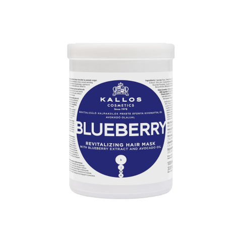 Ingrijire Personala & Cosmetice - Masca de par Blueberry pentru regenerare Kallos, 1000 ml