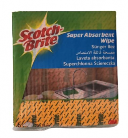 Curatenie & Intretinere - Lavete absorbante Scotch Brite, 5 buc
