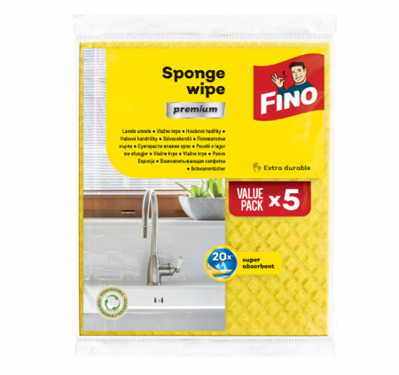Casa, Gradina & Bricolaj - Lavete umede Premium, Fino, 5 buc/set