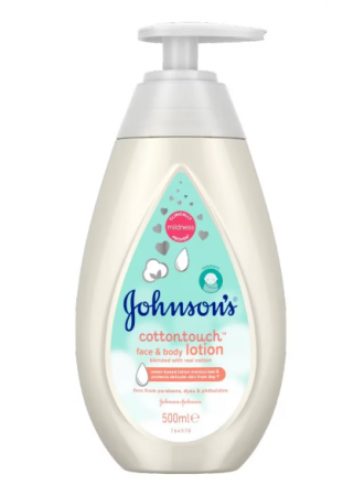 Jucarii, Copii & Bebe - Lotiune pentru fata si corp, Johnsons Baby, Cotton Touch, 500 ml