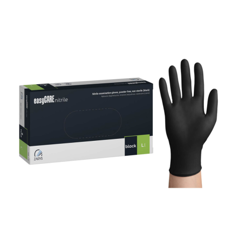 Curatenie & Intretinere - Manusi de nitril Zarys EASYCARE negre L 100 buc.