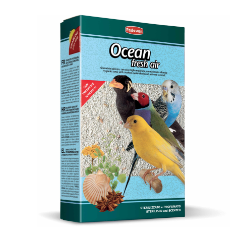 Asternuturi si substraturi - Nisip pentru pasari PADOVAN Ocean Fresh Air 1kg